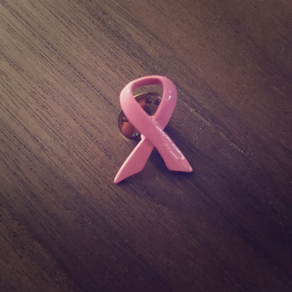 Pink Ribbon Pin Breast Cancer Awareness